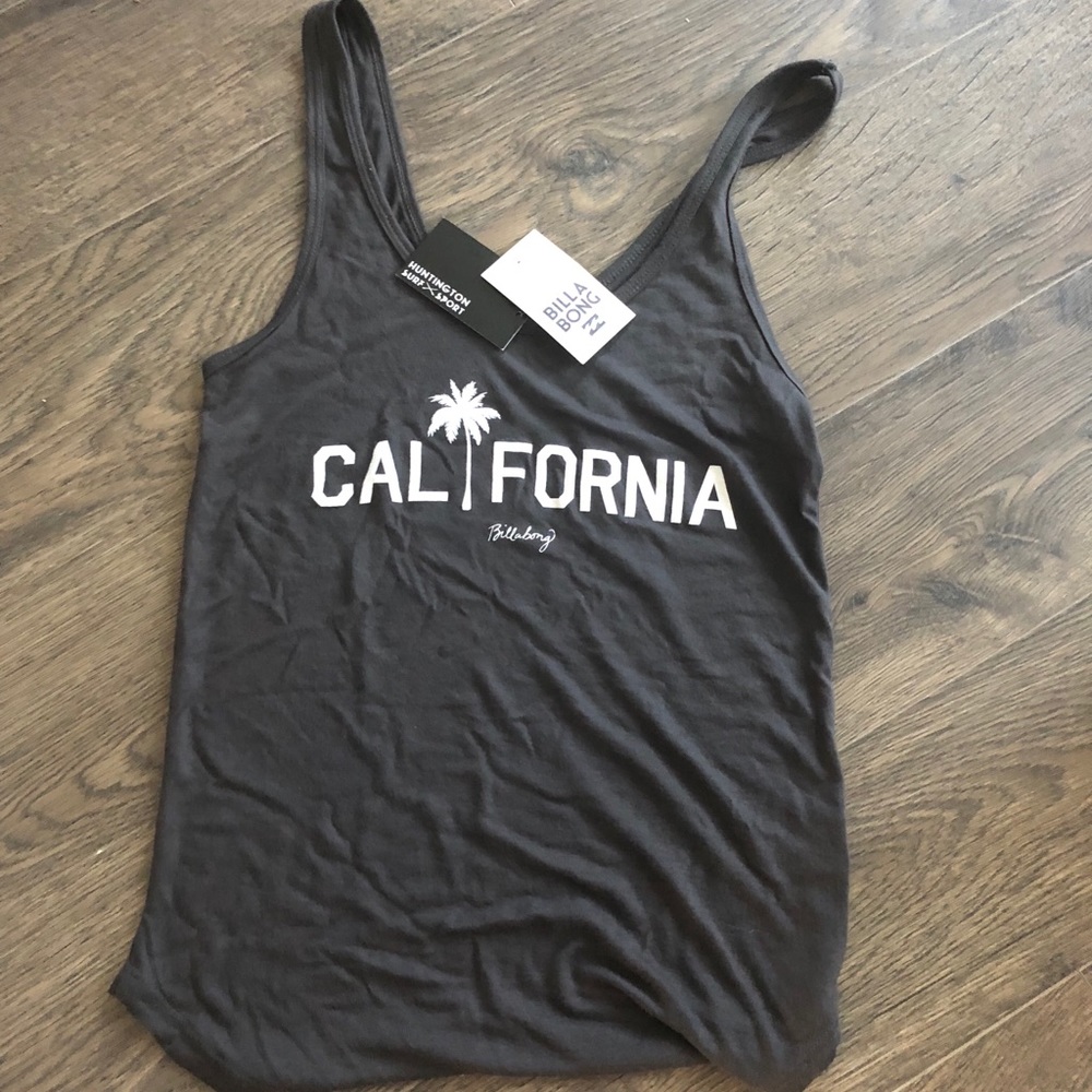 Billabong tank with tags